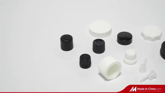24mm Silver Aluminum Screw Top Cap with Foam Liner 