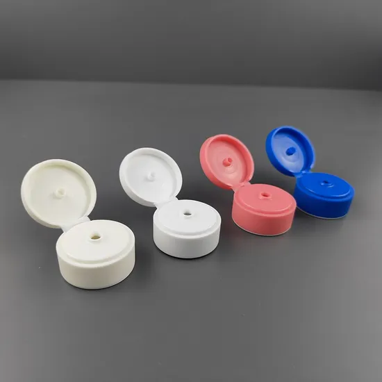 Double Layer High Quality Black and White Flip Top Cap for Toothpaste 