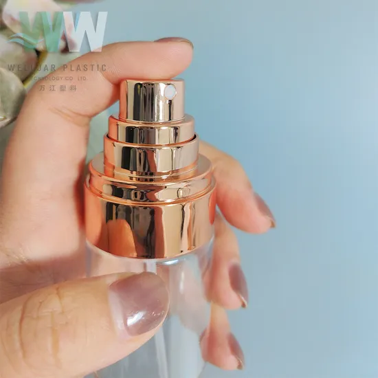 New fashion 30/50/100ml Cosmetic Lotion Packaging Cute Round Shape Plastic Personal Skincare Sprayer Bottle 