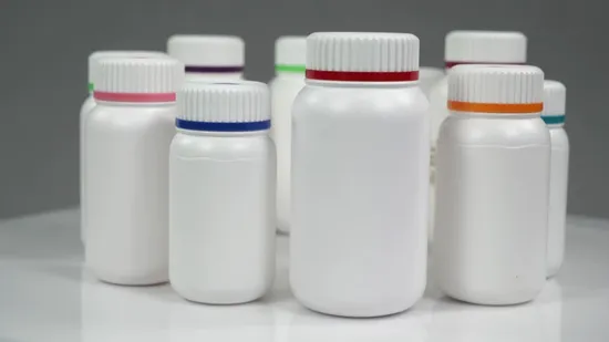 38mm Neck Finish Food Grade High Density Round Plastic Bottle with Matte Skin 