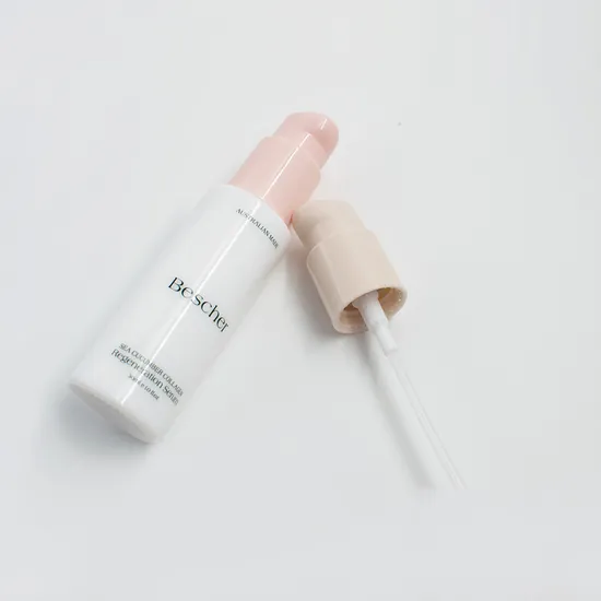 Luxury Cosmetic Packaging 30ml Lotion Glass Pump Bottle 