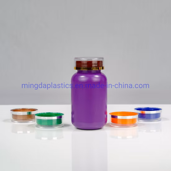 200ml Pill/Tablets/Capsule/Vitamin HDPE Round Plastic Packaging Bottle Color